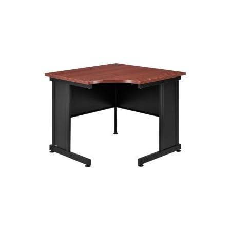 Global Equipment Interion    36"W Corner Desk - Mahogany 240267MH